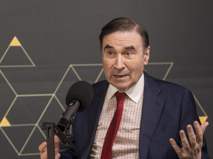 El director de EL ESPAÑOL, Pedro J. Ramírez, este jueves en La Hora del Suscriptor.