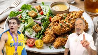 El pollo frito es el plato favorito de Armand Duplantis
