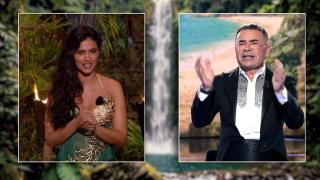 María Lamela y Jorge Javier Vázquez en los últimos instantes de la primera gala de 'Supervivientes 2026'.