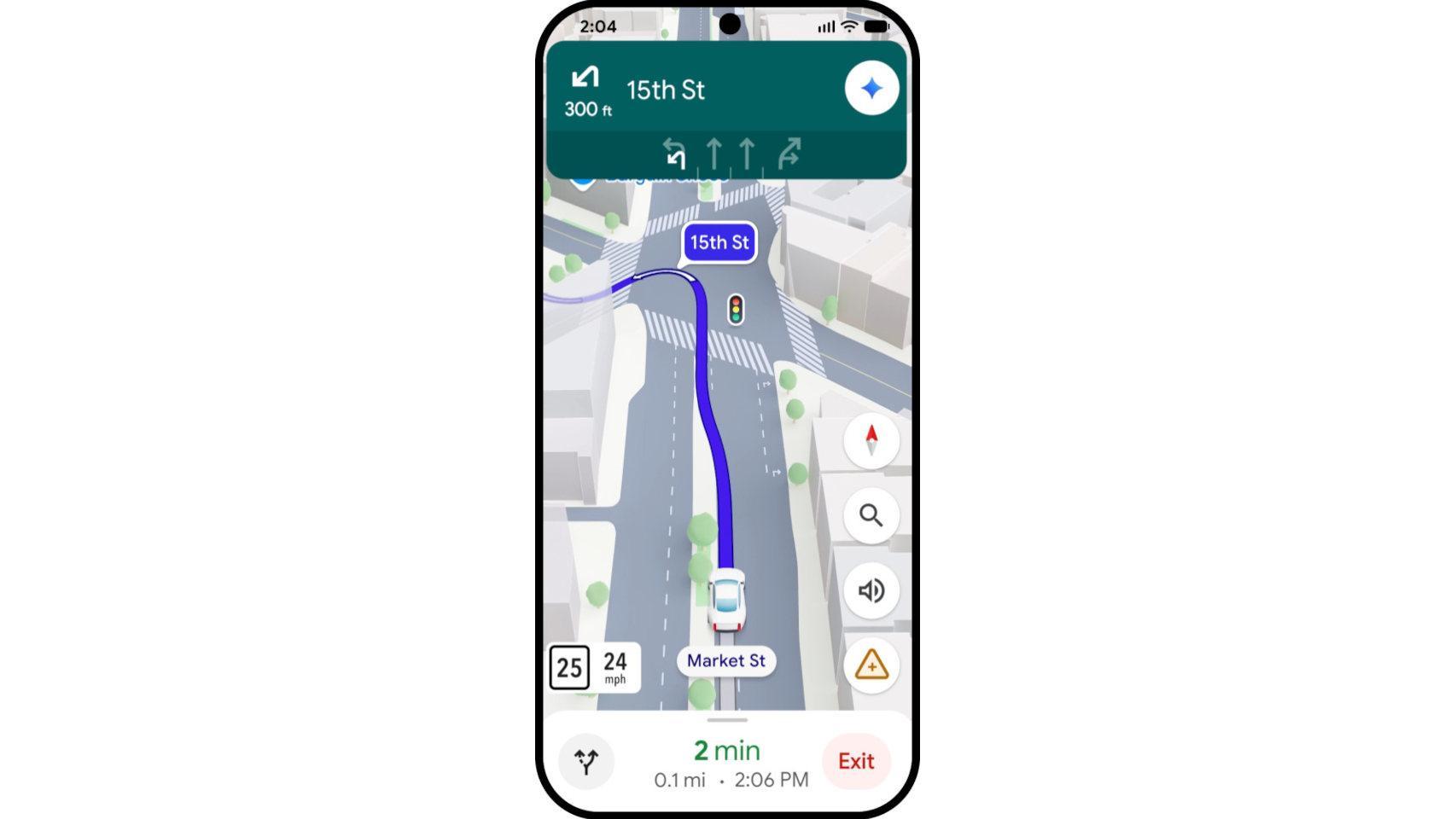 Nuevo modo de navegación en Google Maps