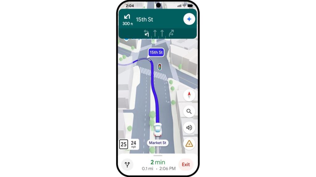 Nuevo modo de navegación en Google Maps