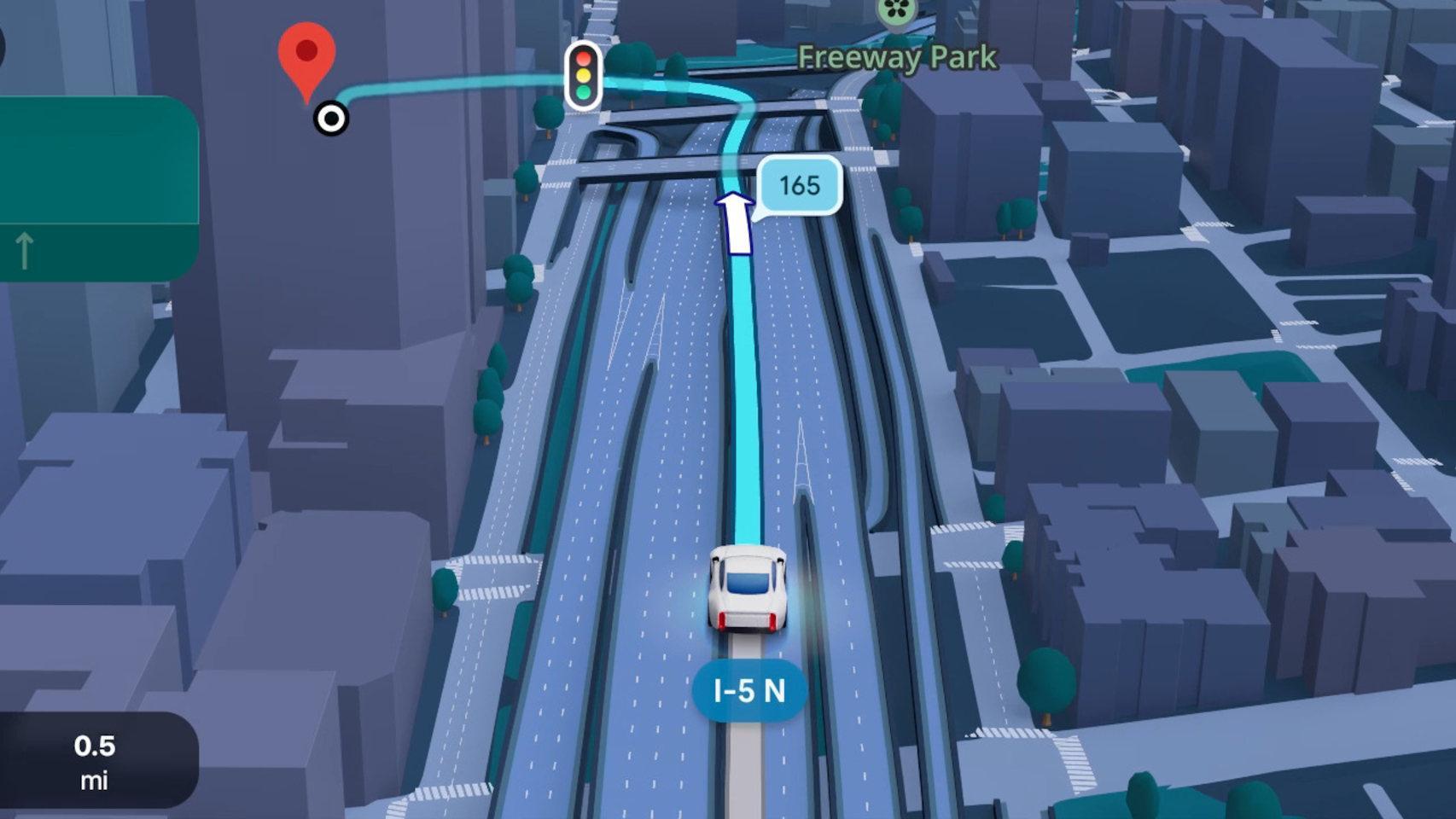 Nueva navegación en 3D en Google Maps