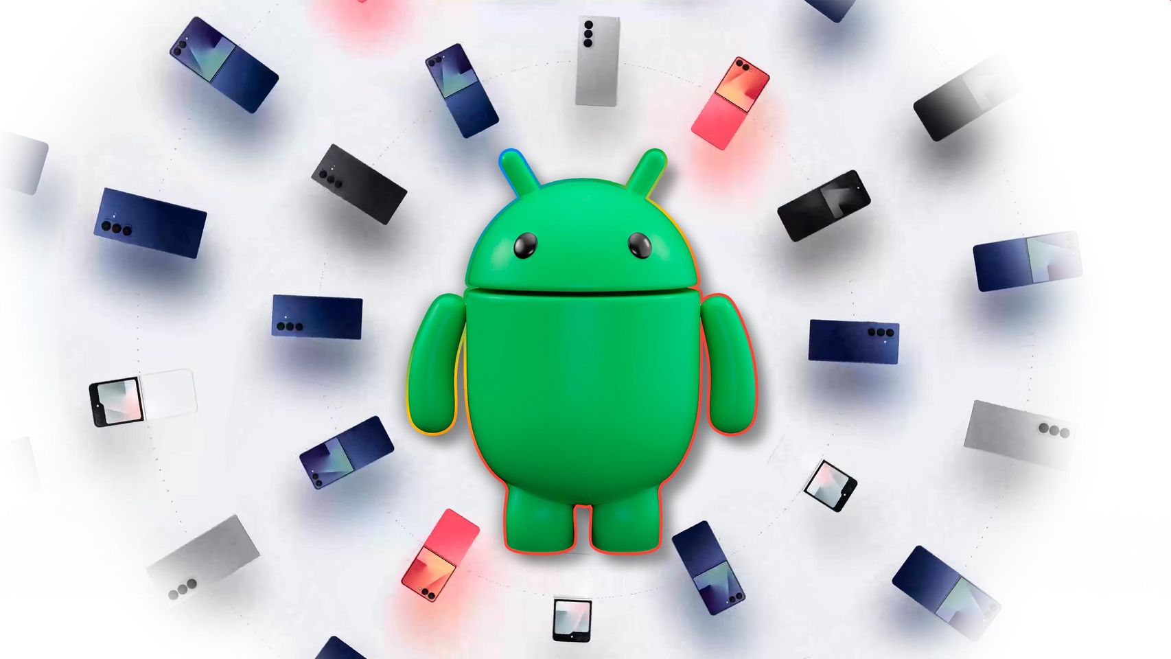 Fotomontaje inspirado en Bugdroid, la mascota de Android
