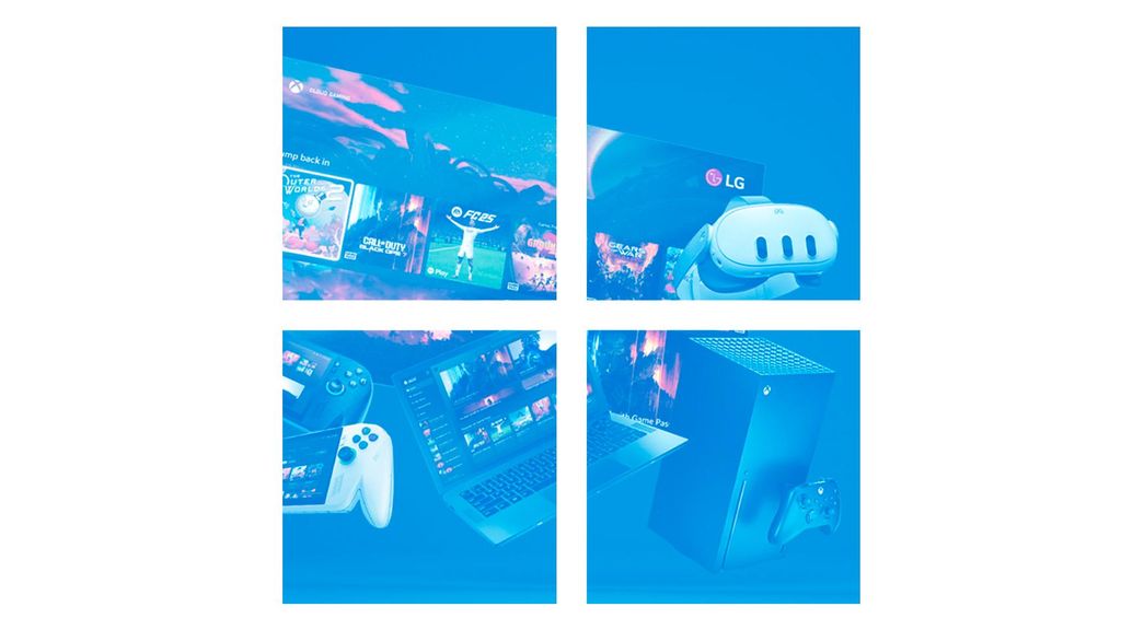 Fotomontaje inspirado en el Modo Xbox de Windows
