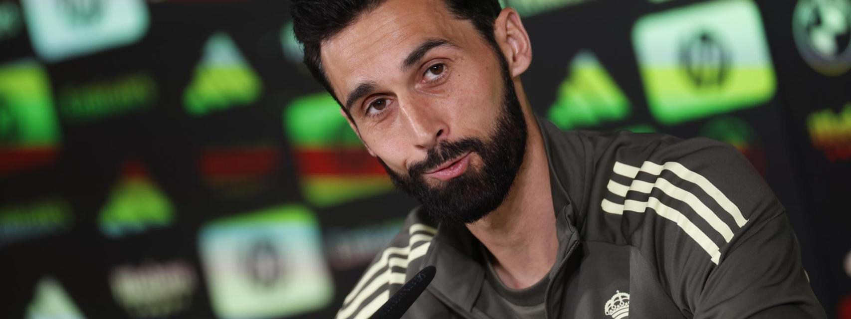 Arbeloa en la rueda de prensa previa al partido contra el Elche.