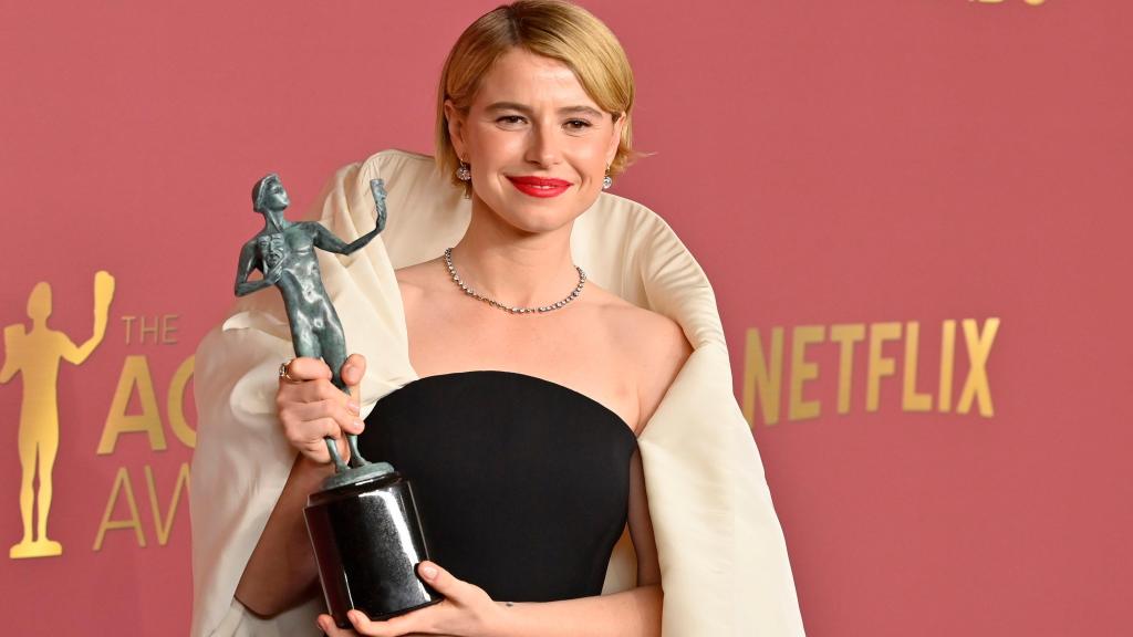 Jessie Buckley, en Los Ángeles, hace unas semanas.