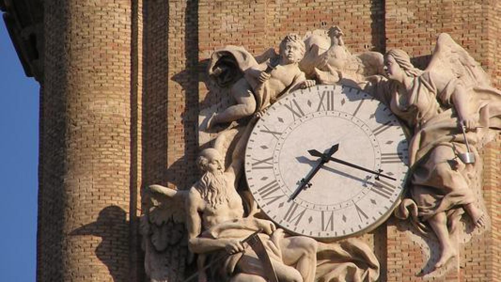 Reloj de la Seo, en Zaragoza