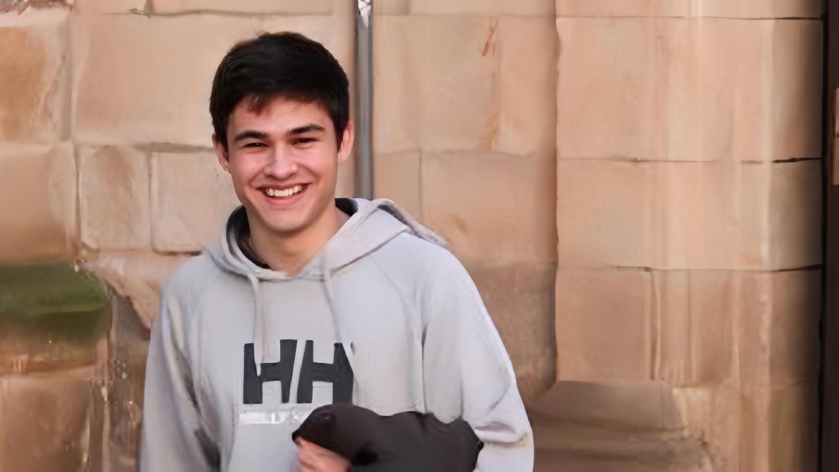 Guillermo García, el joven católico de 21 años.
