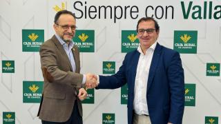 Javier Escribano, de Fundación Tecnovitae y Narciso Prieto, de Caja Rural de Zamora.