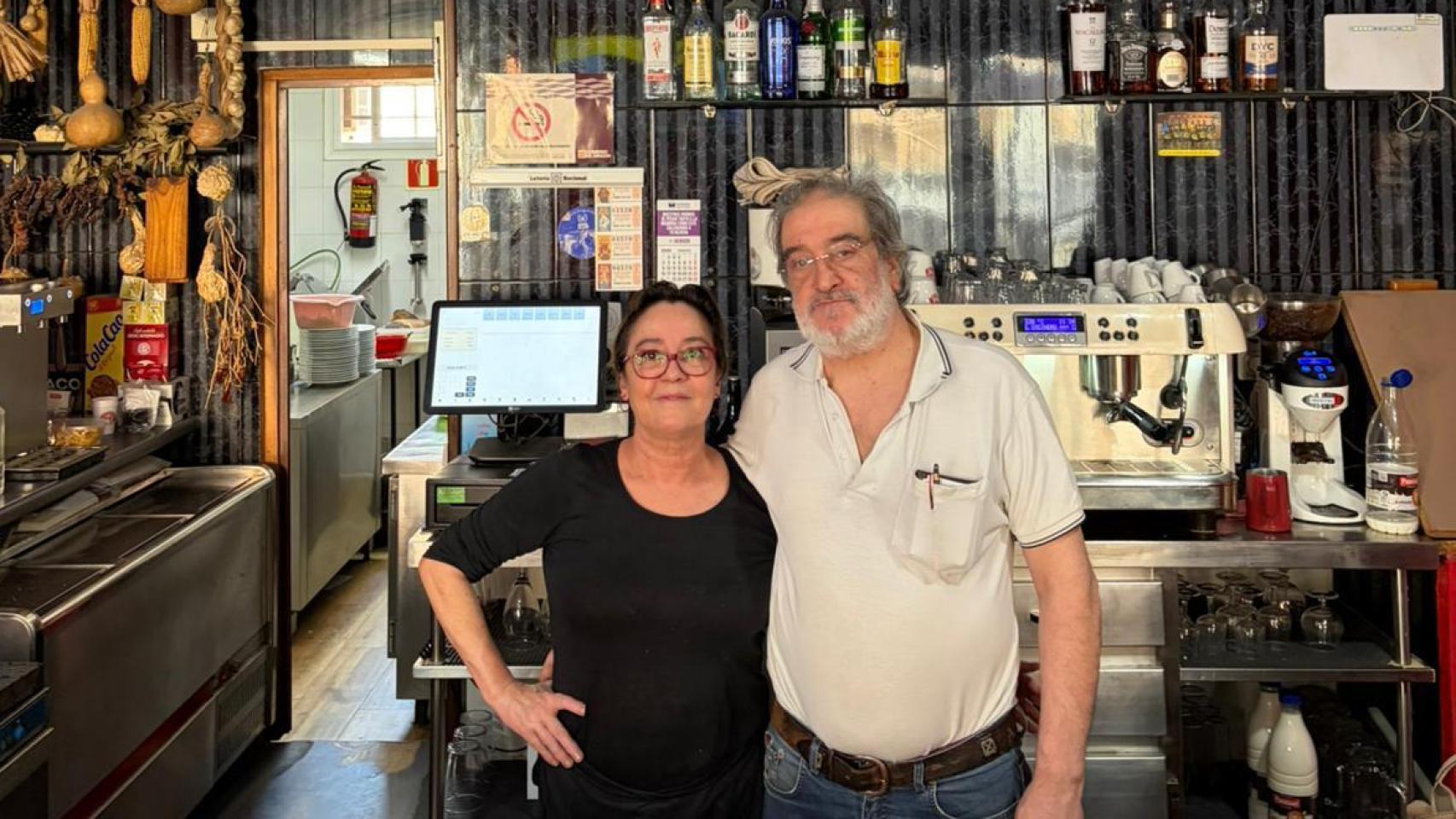 Luis y Marisol gestionan el restaurante 'El Cocinero' de Utebo.
