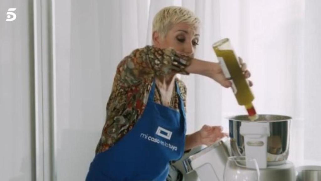 Ana Torroja le abrió las puertas de su piso de Madrid en su entrevista con Bertín Osborne en 2017.