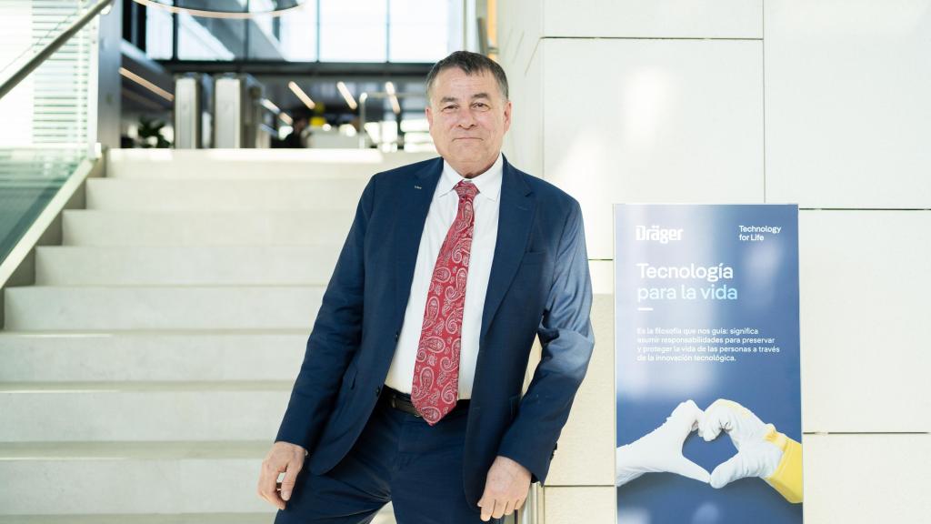 Stefan Dräger, en la nueva sede de la compañía en España.