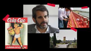 En el centro de la imagen, Xavier Pons, CEO de Idilia Foods, la compañía catalana detrás de ColaCao o Nocilla.