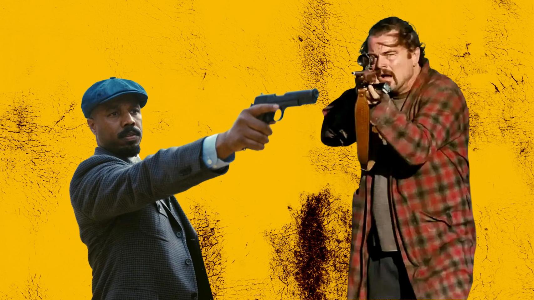 Michael B. Jordan, en 'Los pecadores', y Leonardo DiCaprio, en 'Una batalla tras otra'
