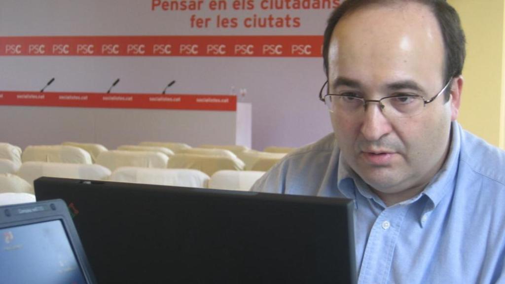 Miquel Iceta, en 2007, durante una jornada del PSC en Barcelona. Por entonces ya era uno de los estrategas del socialismo catalán: un dirigente de aparato formado en la Moncloa de Felipe González que había hecho del partido su espacio natural de poder.