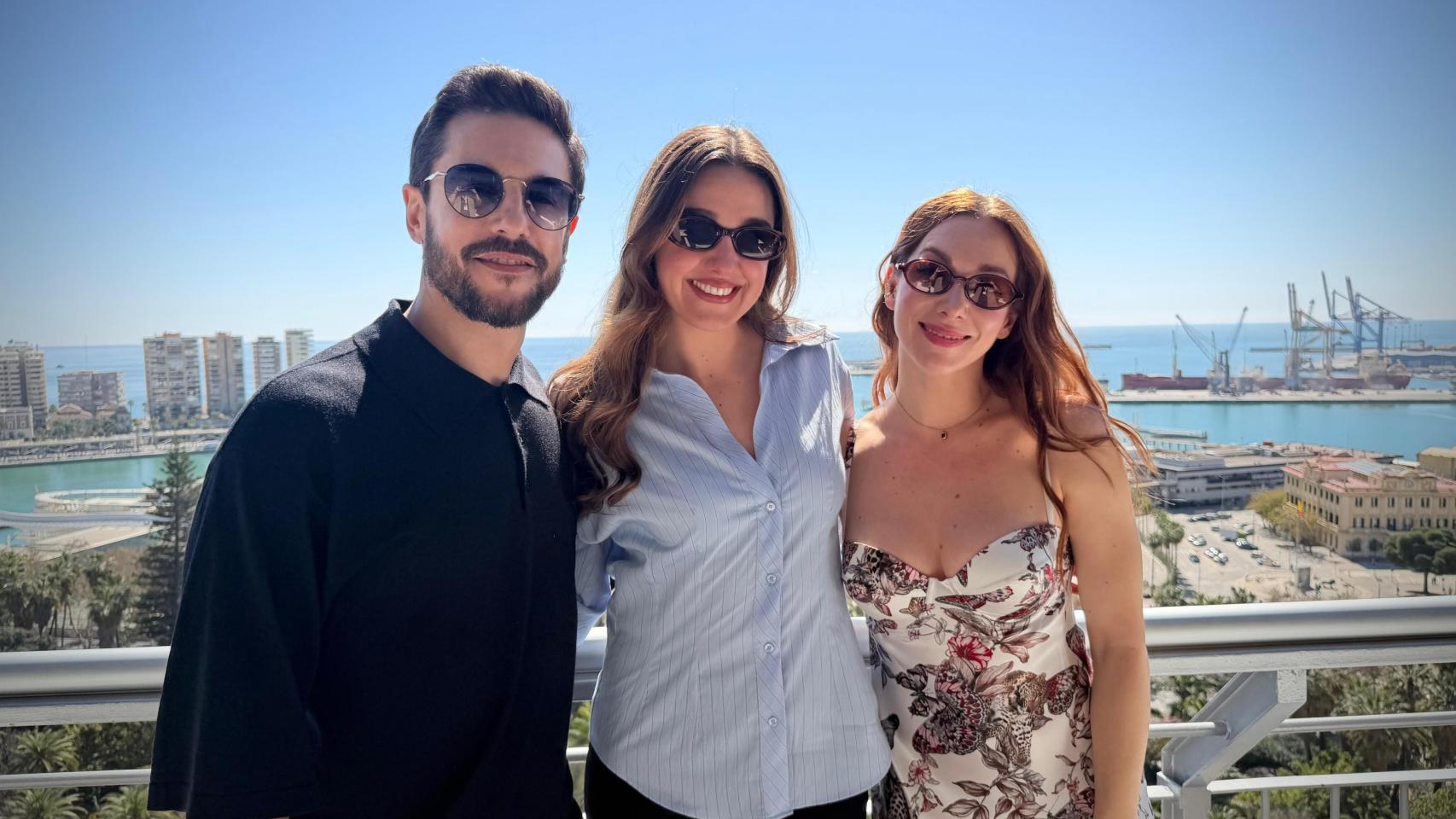 Alejo Sauras, Aitziber Luma y Natalia Rodríguez.