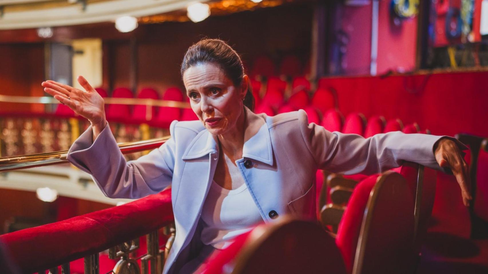 Aitana Sánchez-Gijón, durante su entrevista con EL ESPAÑOL.
