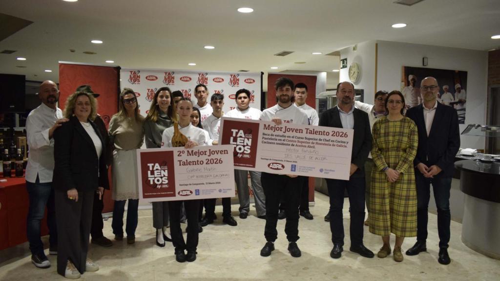 Ganadores del certamen gastronómico Talentos by Abril
