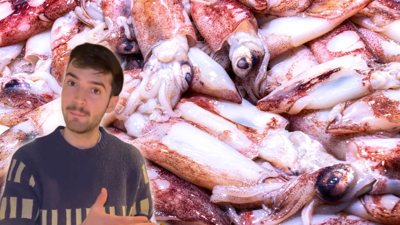 Arnau Subías, científico marino, en un montaje de El Español