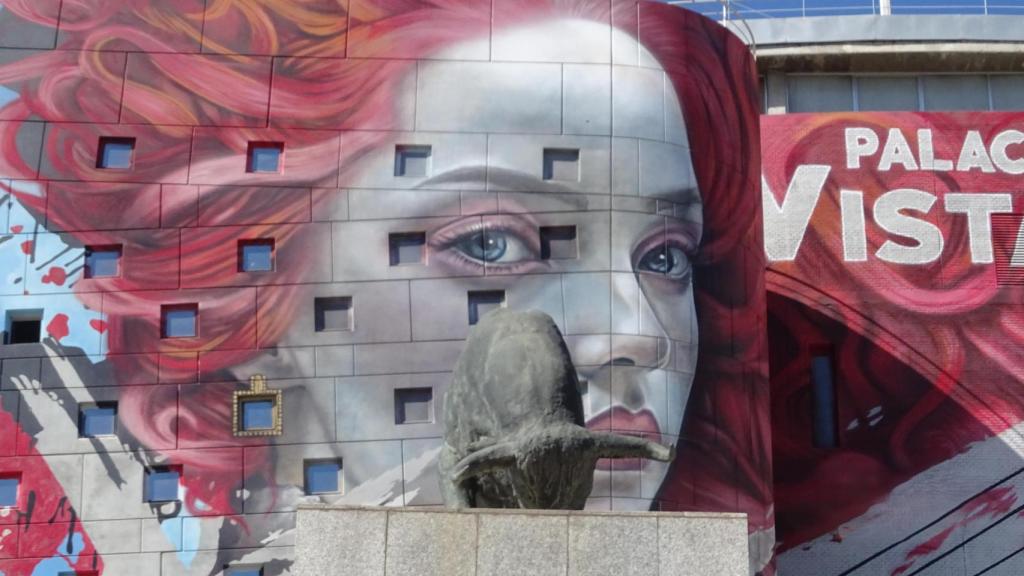 El mural más grande de España, obra de Shfir