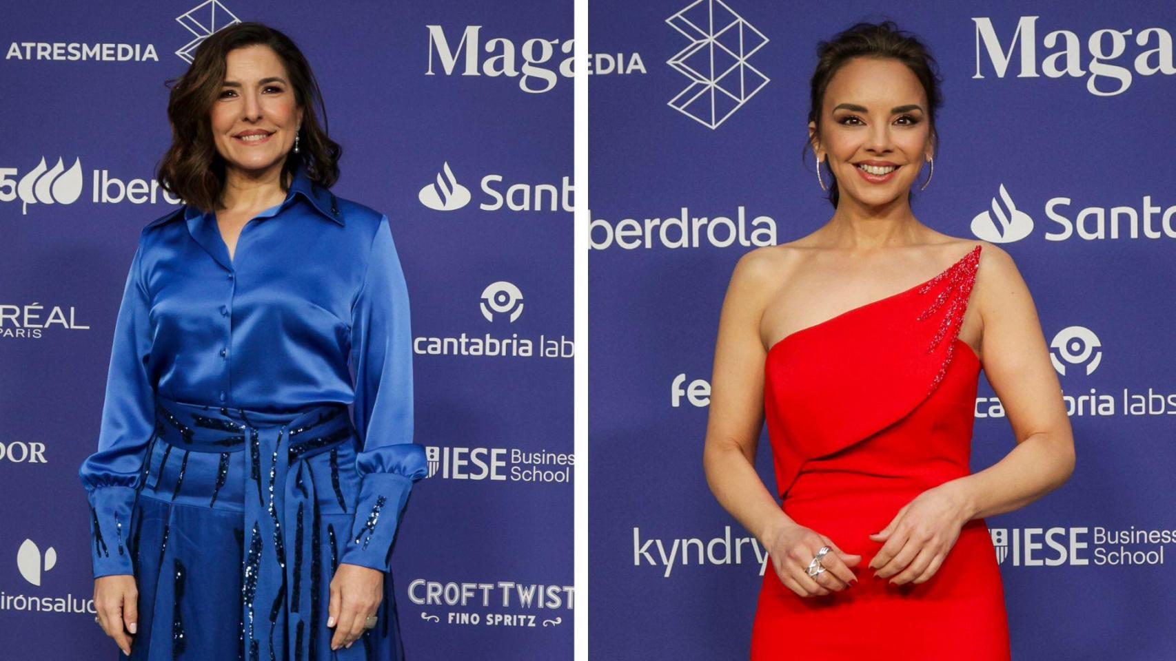 Chenoa y Begoña Pérez, 'La Ordenatriz', en el photocall.