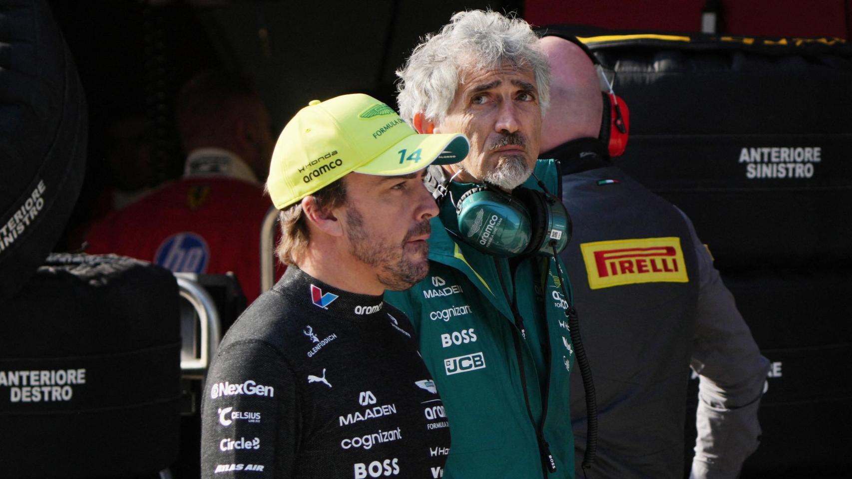 Fernando Alonso, tras caer eliminado en la clasificación del GP de China