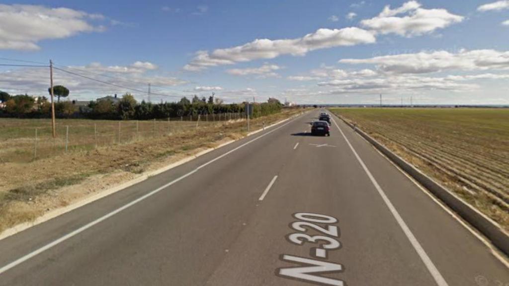 Carretera en la que se ha producido el accidente.