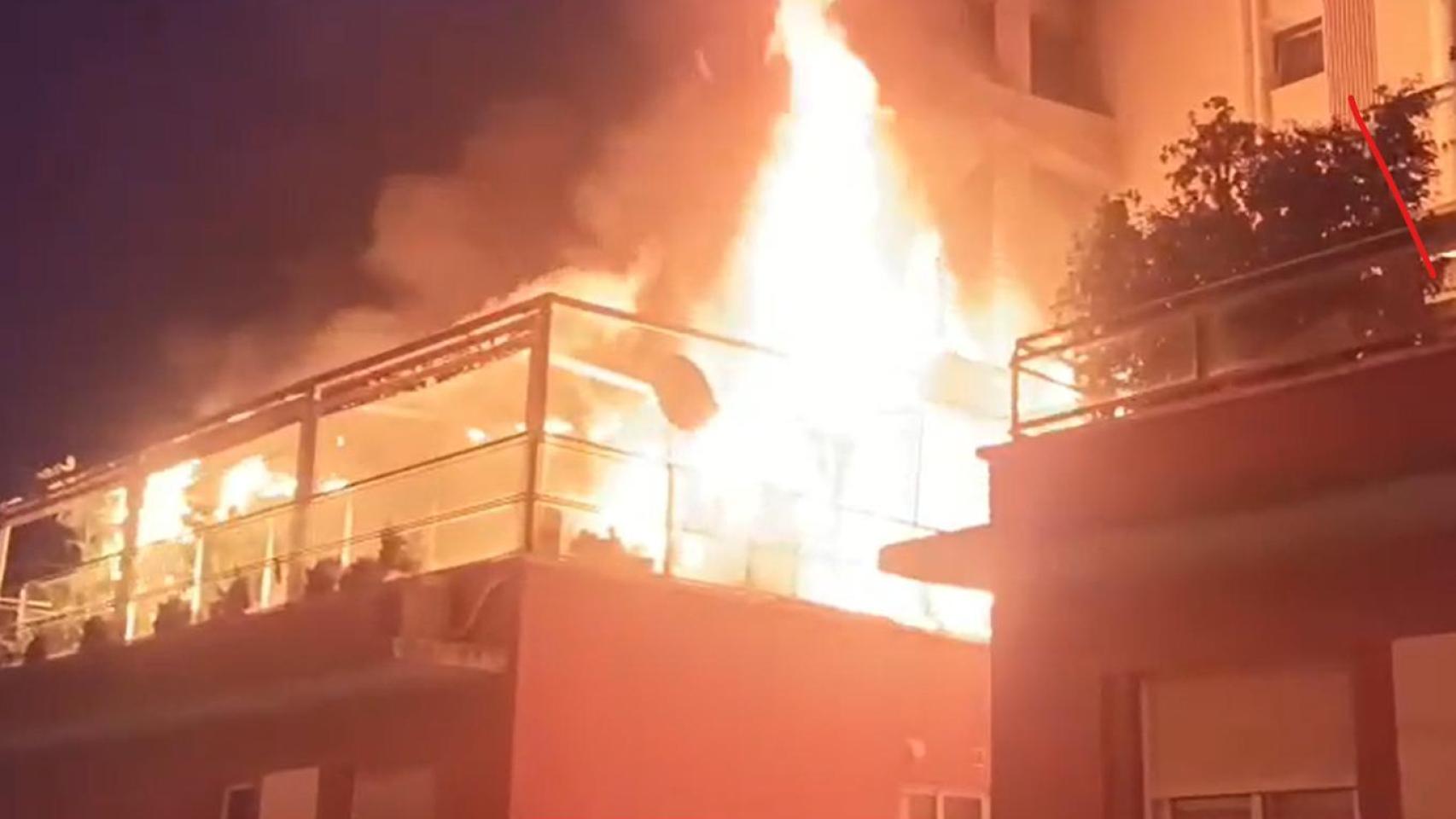 El incendio del ático de Murcia donde ha fallecido el suegro de José Antonio Ruiz Vivo.
