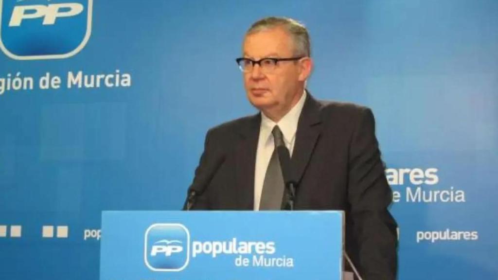 Ruiz Vivo, durante su etapa como portavoz del PP murciano.