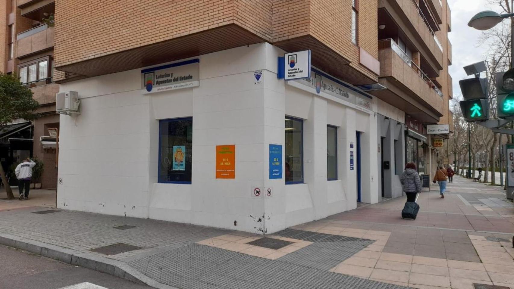 Administración de Valladolid donde ha tocado el segundo premio