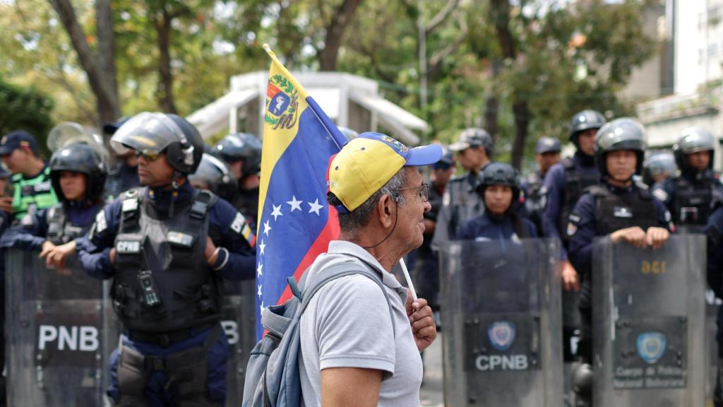 Protestas en Caracas.
