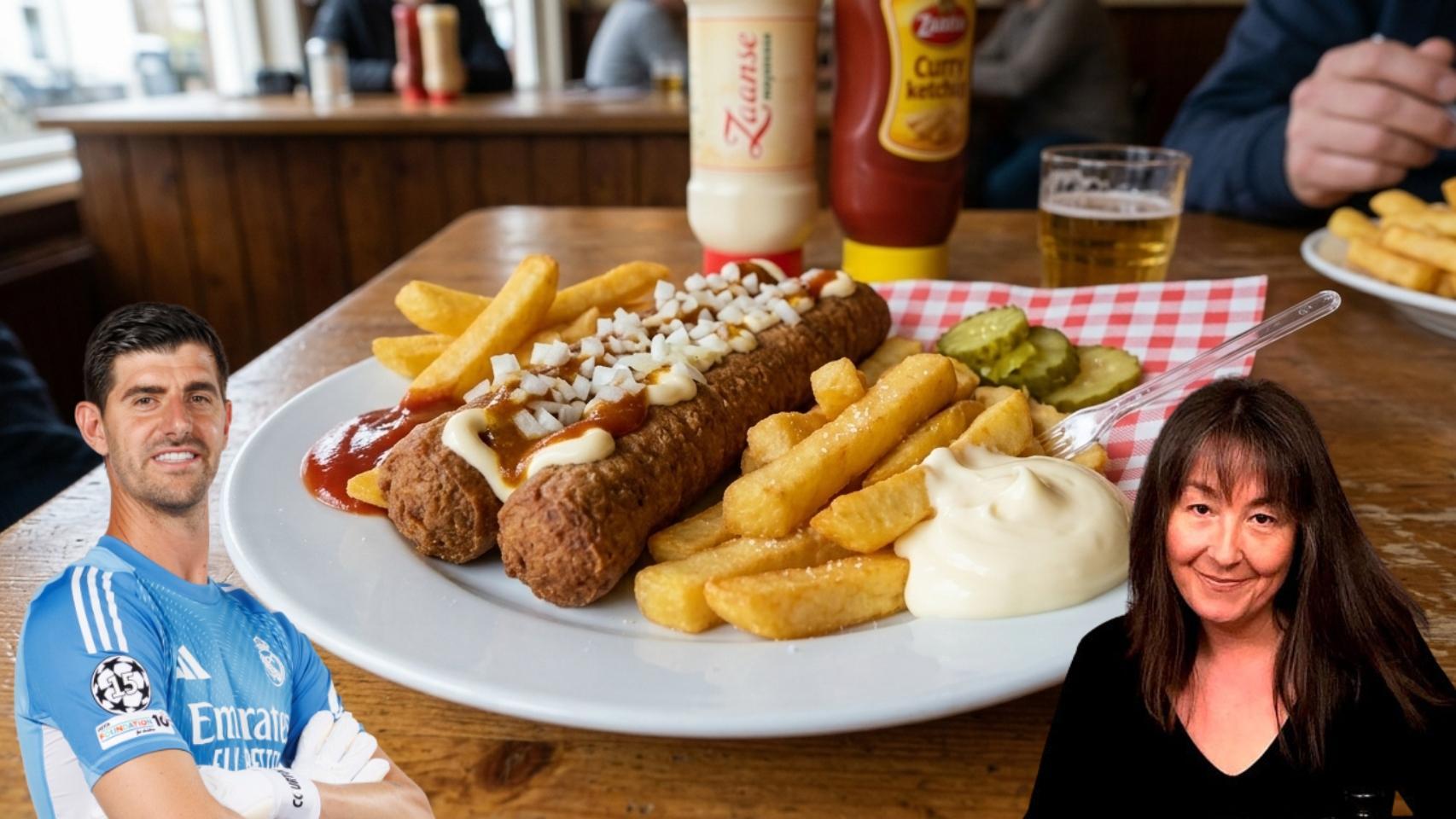 El frikandel con patatas es el plato favorito de Thibaut Courtois