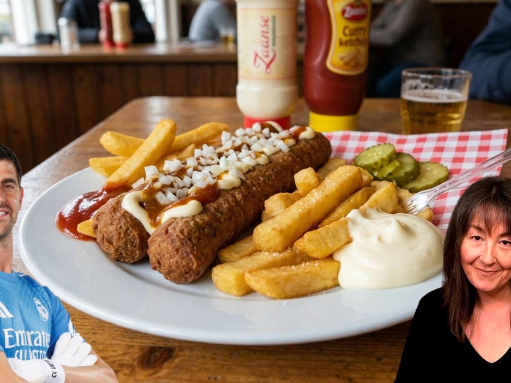 El frikandel con patatas es el plato favorito de Thibaut Courtois