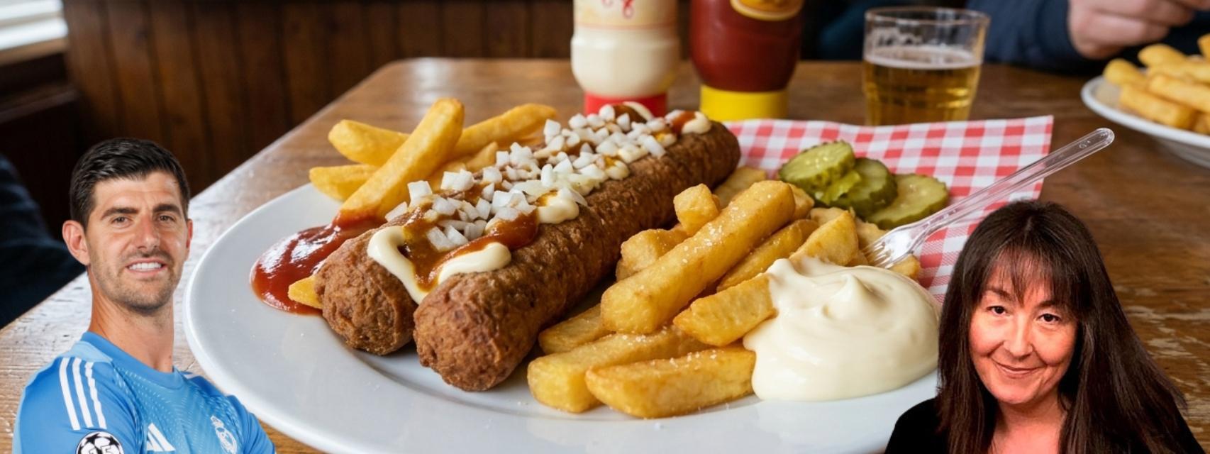 El frikandel con patatas es el plato favorito de Thibaut Courtois