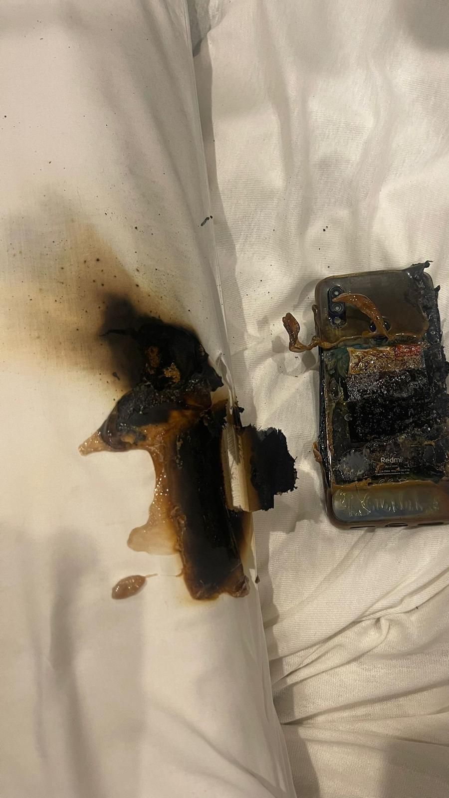 Explota un móvil en Moaña.