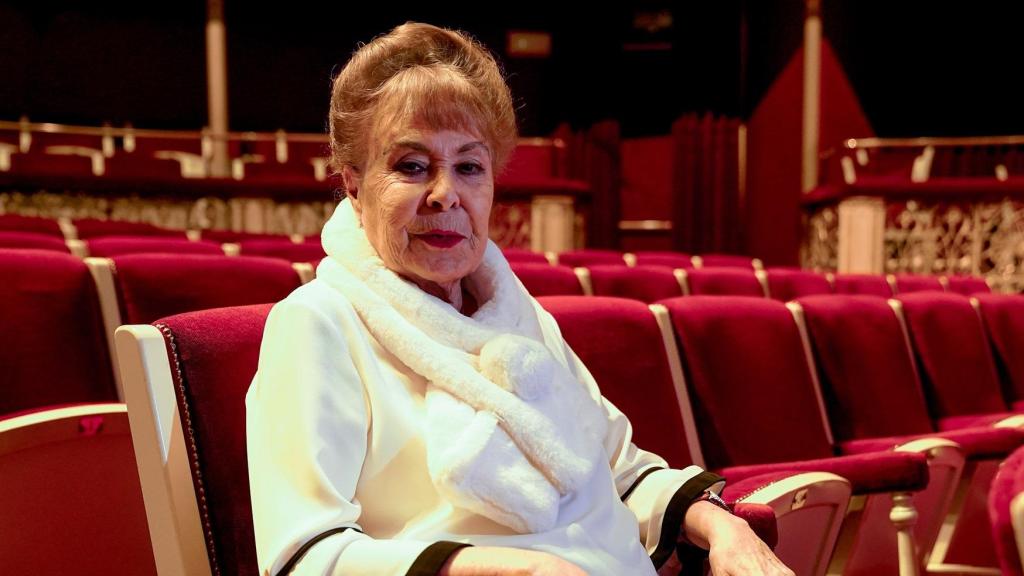 Gemma Cuervo en el Teatro María Guerrero de Madrid. Foto: A. Pérez Meca / Europa Press