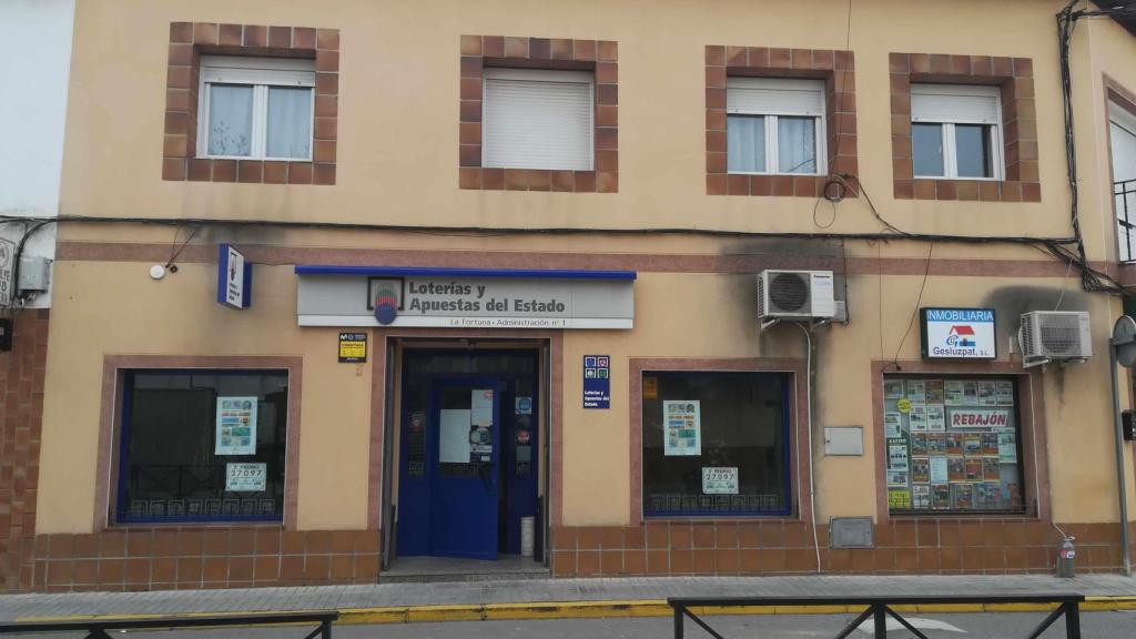 Administración de loterías número 1 de Villacañas (Toledo). Foto: Loterías y Apuestas del Estado.
