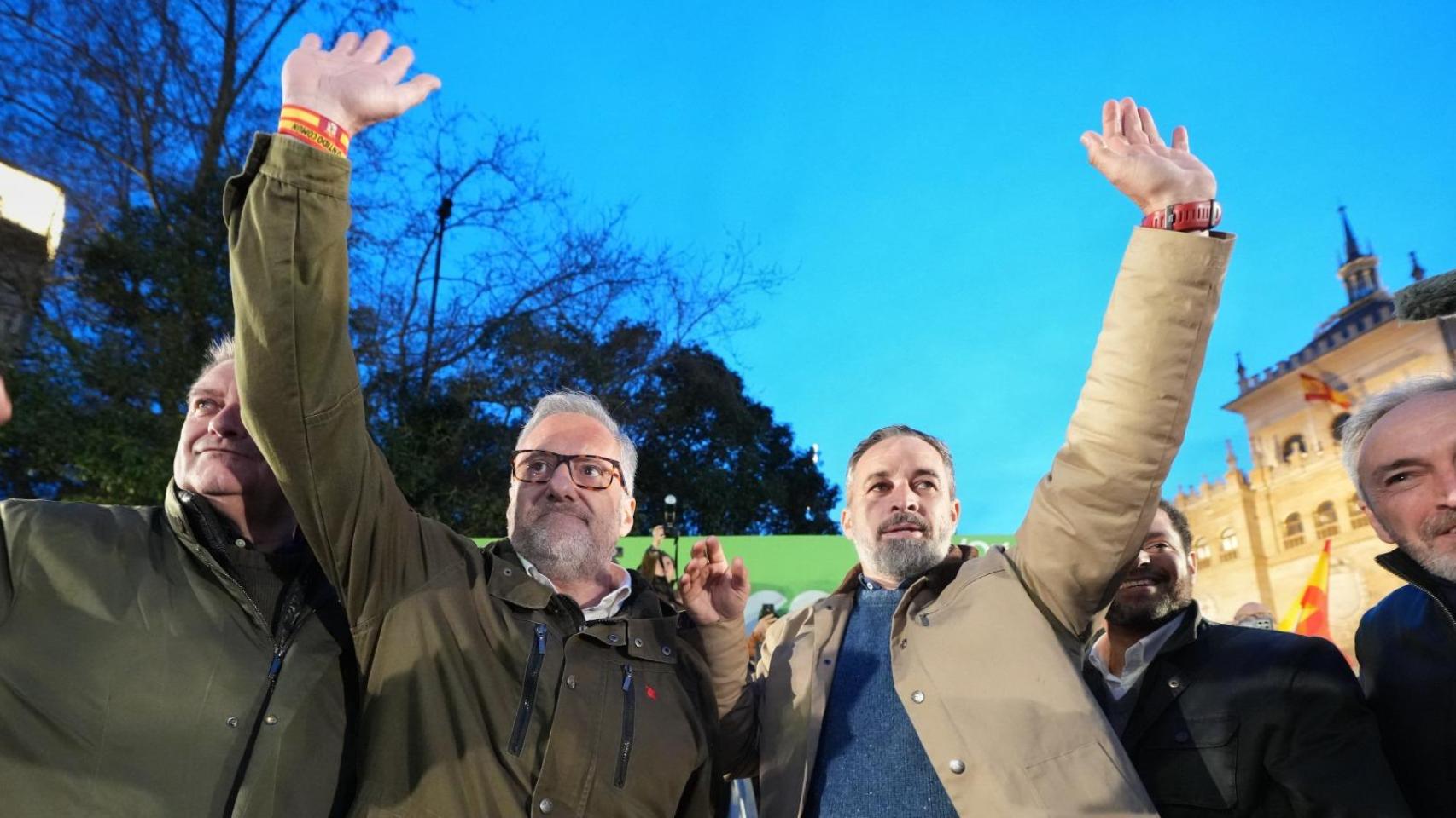 Santiago Abascal y Carlos Pollán.