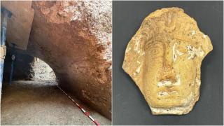 Algunos de los restos hallados.