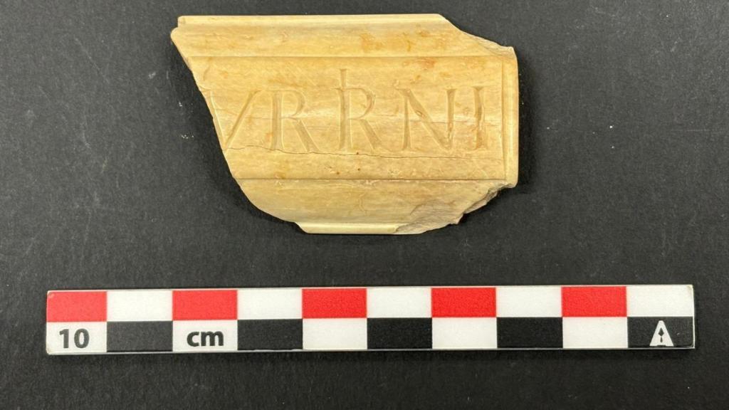 Restos encontrados durante las obras.