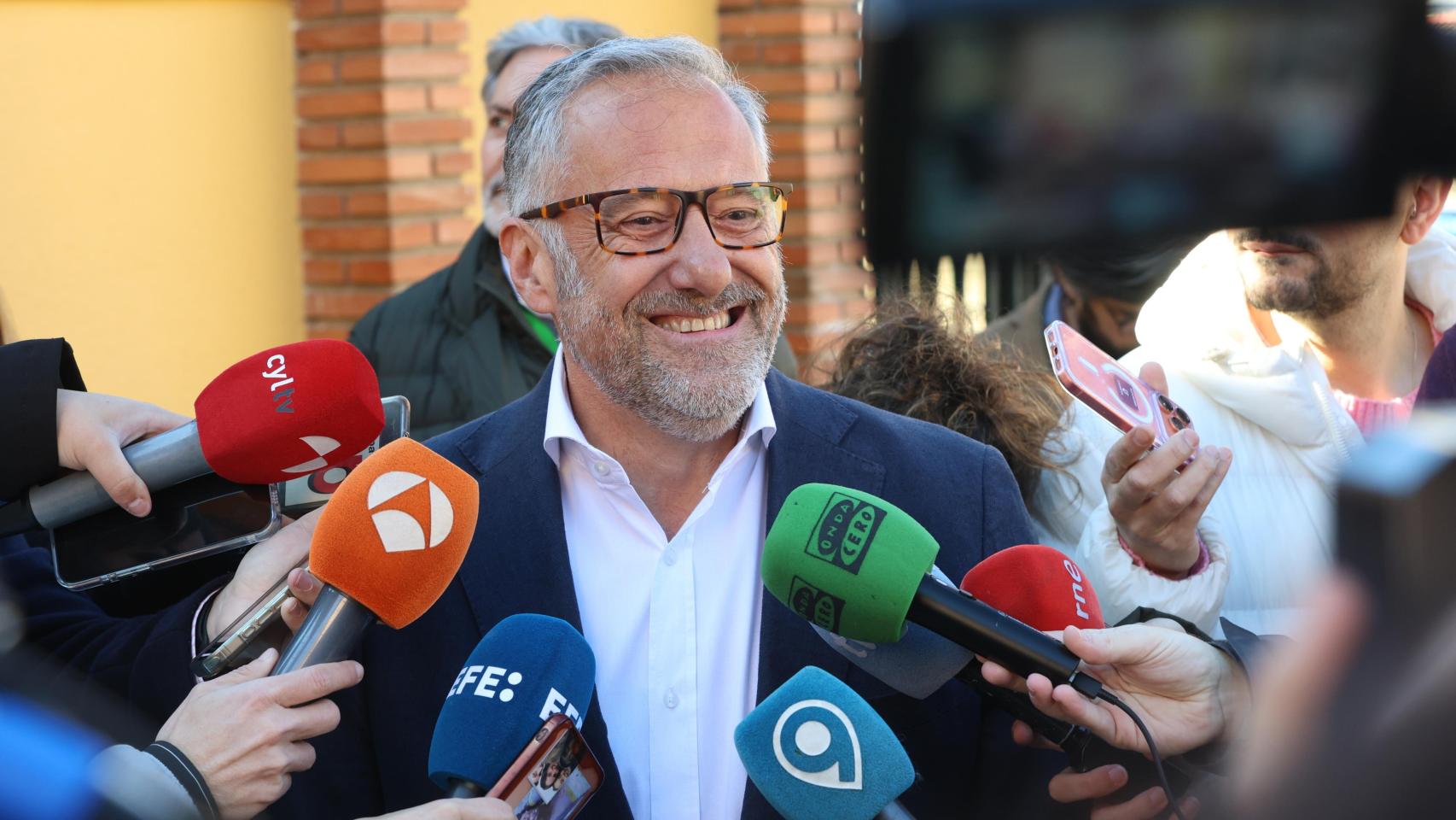 El candidato de Vox a la Presidencia de Castilla y León, Carlos Pollán.