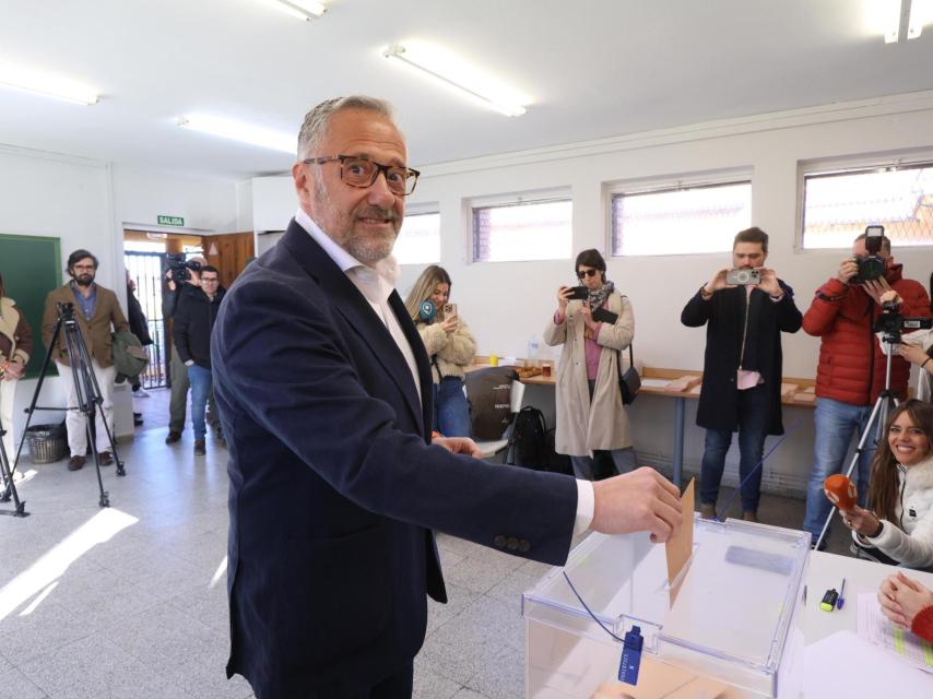 El candidato de Vox a la Presidencia de Castilla y León, Carlos Pollán.