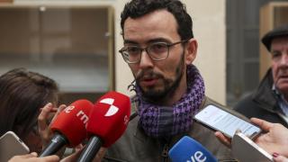 El candidato de Podemos-Alianza Verde a la presidencia de la Junta de Castilla y León, Miguel Ángel Llamas.