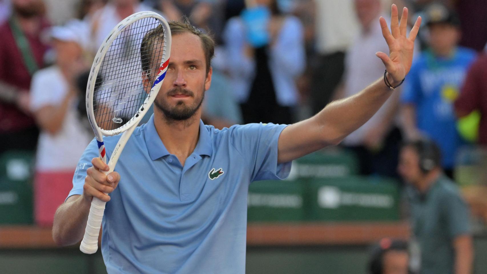 Daniil Medvedev, en el reciente Indian Wells.