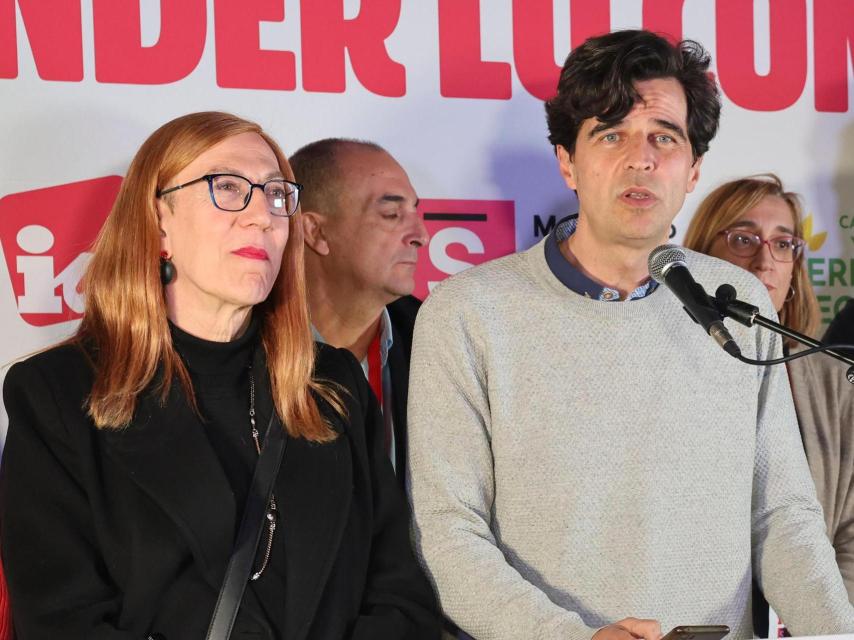 La decepción del candidato de IU-Sumar, Juan Gascón, tras quedar sin representación en las Cortes de Castilla y León.