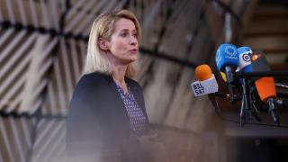 Kaja Kallas este lunes en Bruselas.