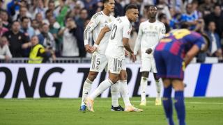 Bellingham y Mbappé, durante un partido del Real Madrid