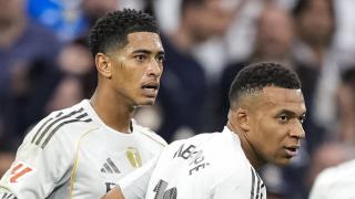 Bellingham y Mbappé, durante un partido del Real Madrid