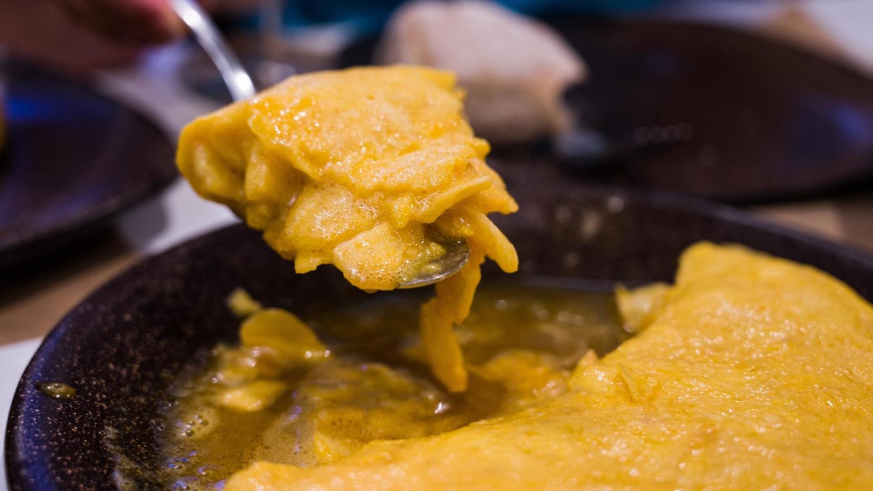 Tortilla de patatas al estilo Betanzos