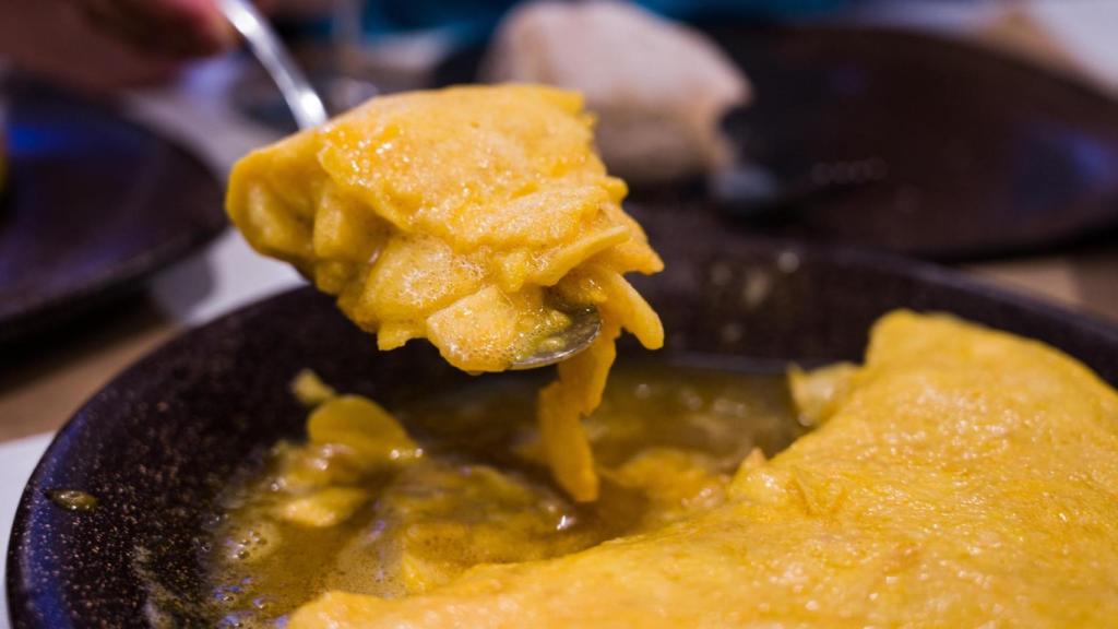 Tortilla de patatas al estilo Betanzos